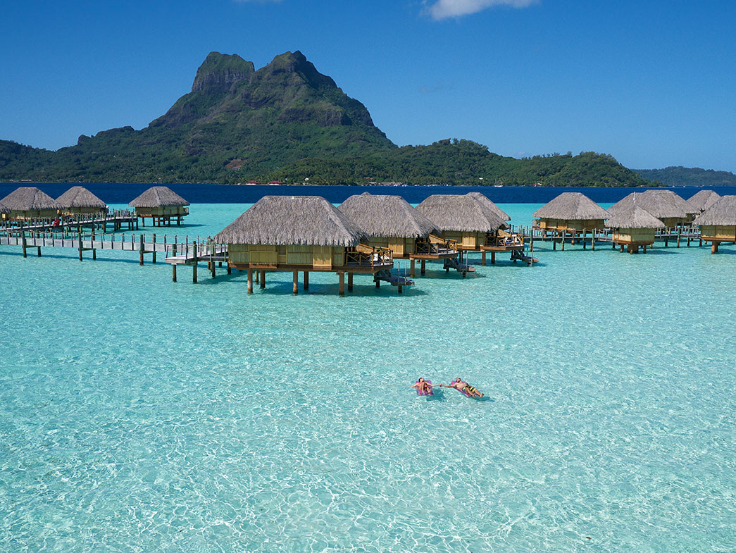Bora Bora aerial view