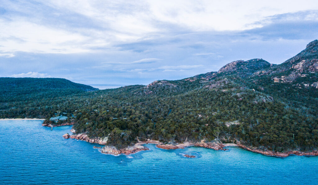 Coles Bay in Freycinet National Park, Tasmania