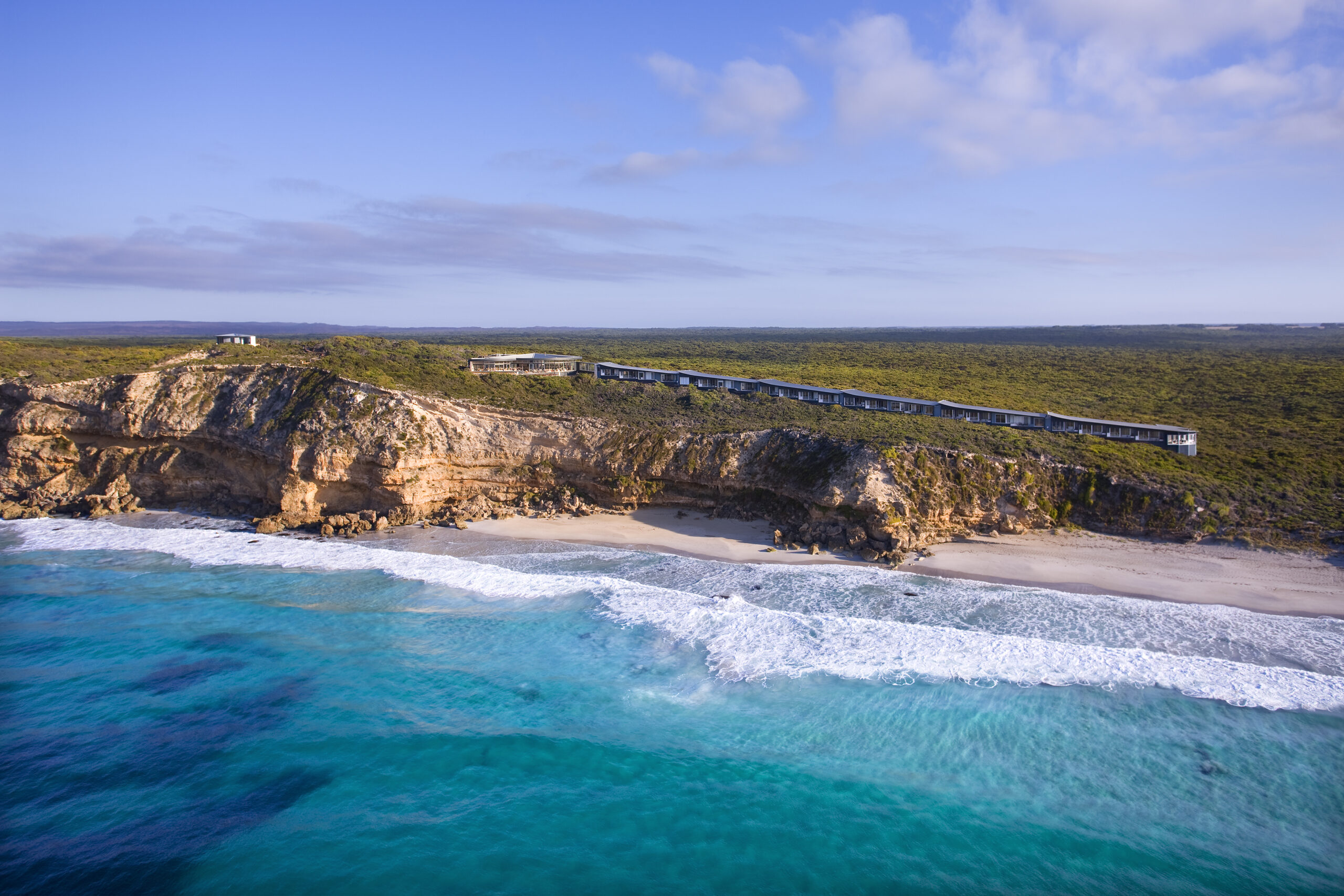 Southern Ocean Lodge, Kangaroo Island aerial view
